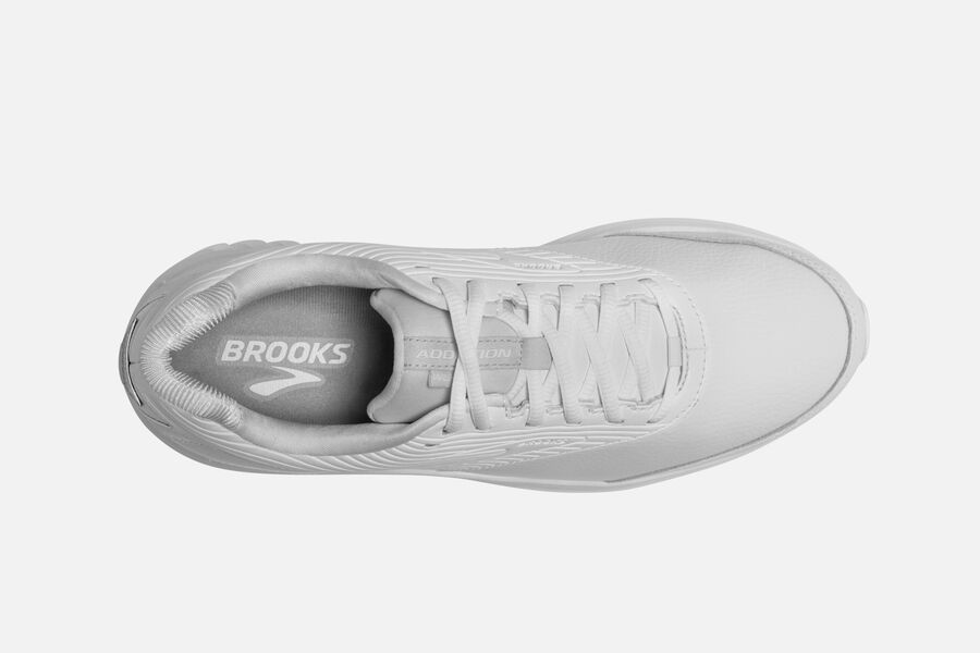 Addiction Walker 2 Brooks Running Shoes NZ Mens - White - DGFPWR-439